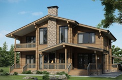 От чего зависит цена на дома из клееного бруса