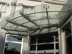 Разнообразие стеклянных навесов